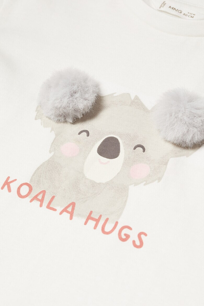 Mango Блуза Koala с принт и помпони - Pepit.bg