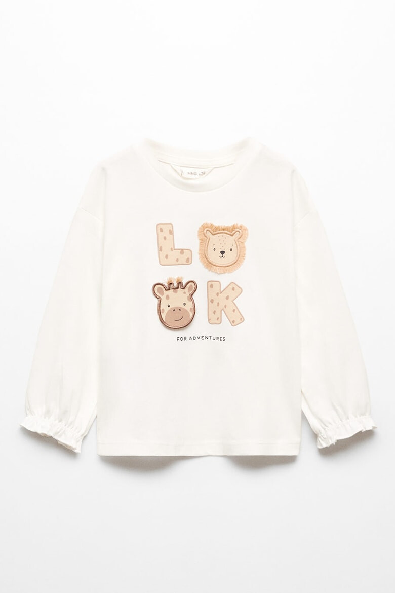 Mango Блуза Look с бродерии - Pepit.bg