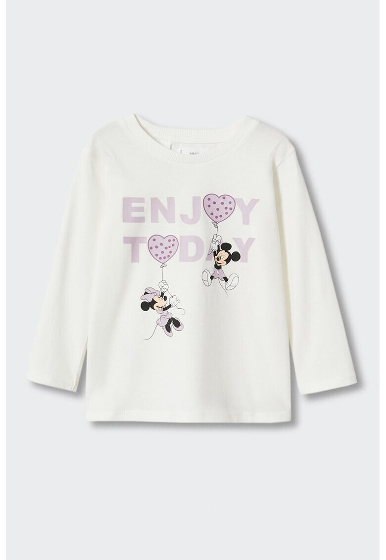 Mango Блуза Menjoy с шарка на Minnie&Mickey Mouse - Pepit.bg