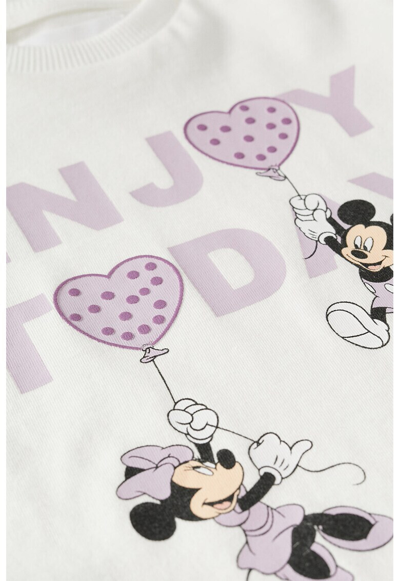 Mango Блуза Menjoy с шарка на Minnie&Mickey Mouse - Pepit.bg