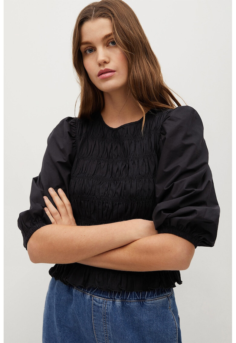 Mango Блуза от органичен памук Olivia - Pepit.bg