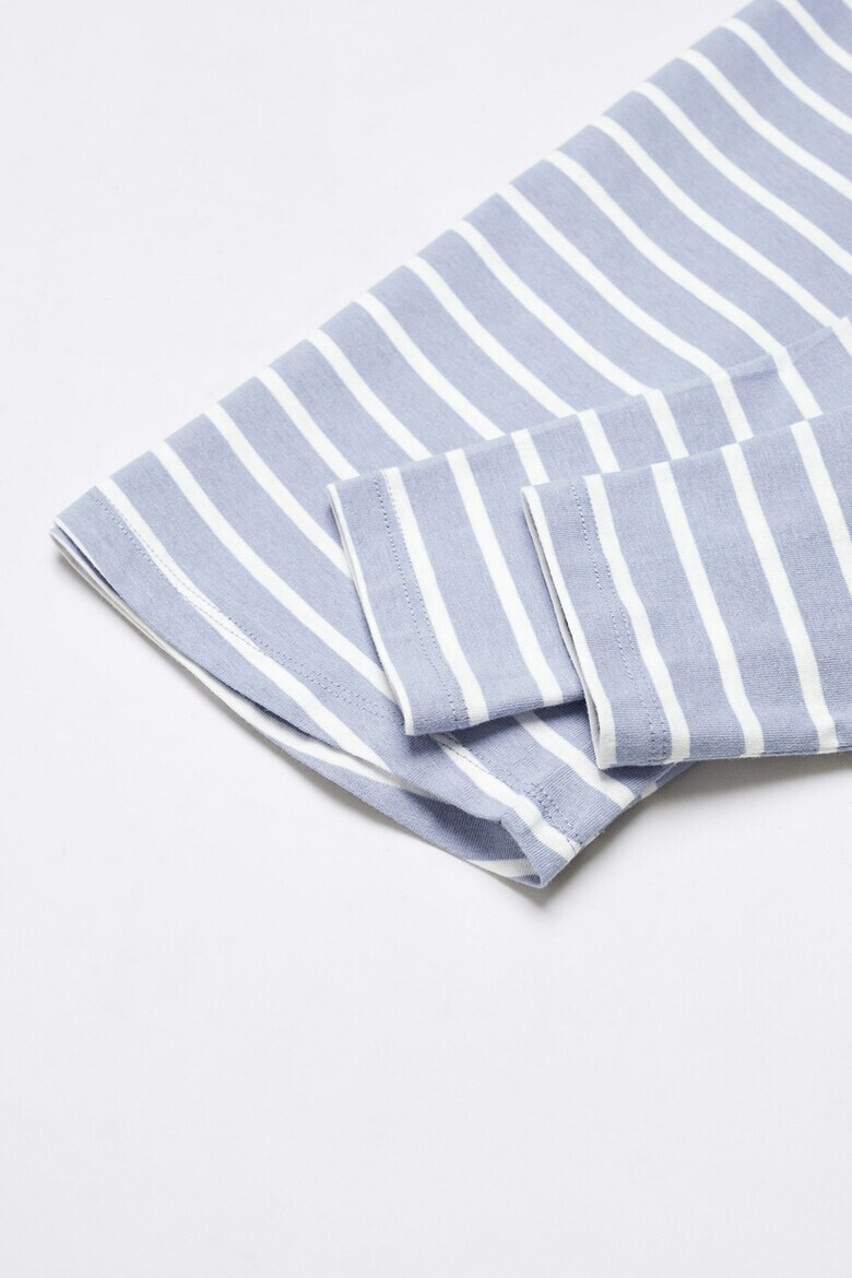 Mango Блуза Stripes с паднали ръкави - Pepit.bg