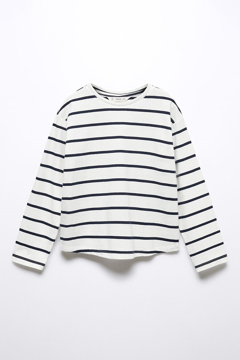 Mango Блуза Stripes с паднали ръкави - Pepit.bg
