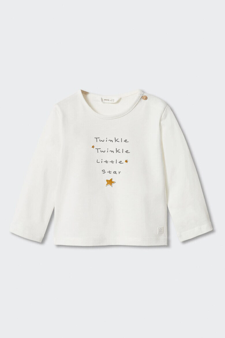 Mango Блуза Twinkle с надпис - Pepit.bg