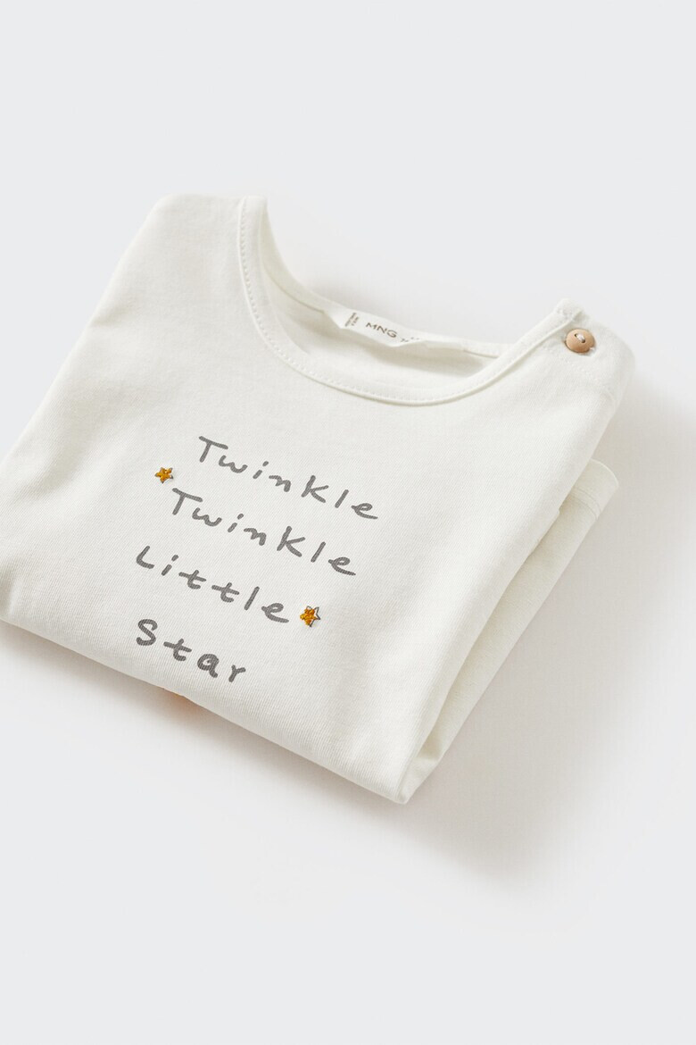 Mango Блуза Twinkle с надпис - Pepit.bg