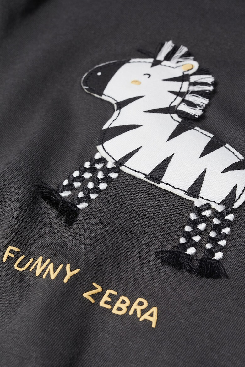 Mango Блуза Zebra с декоративна апликация - Pepit.bg