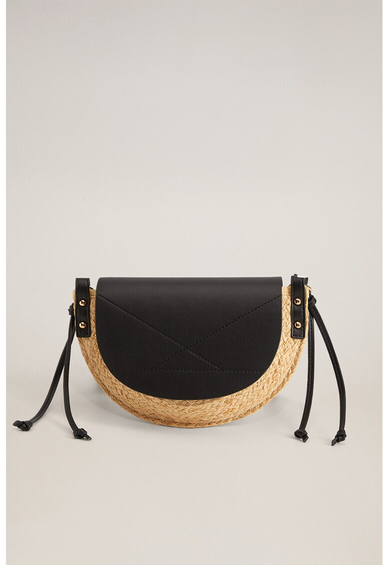 Mango Чанта Capelo Saddle с юта - Pepit.bg