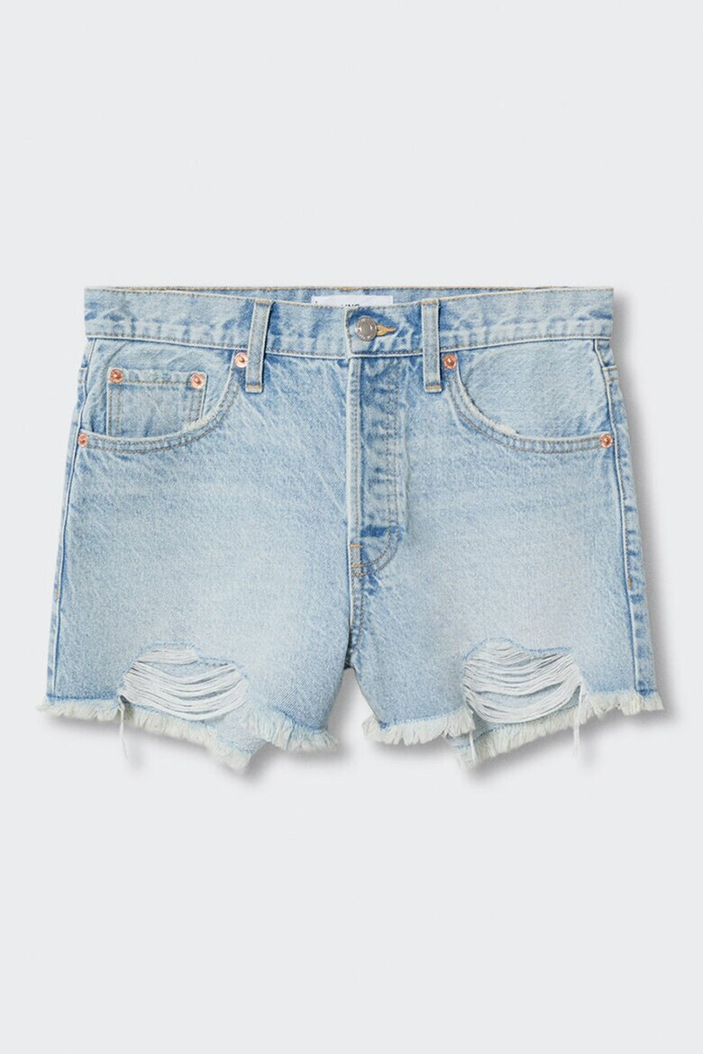 Mango Дънки Hailey със захабен ефект - Pepit.bg