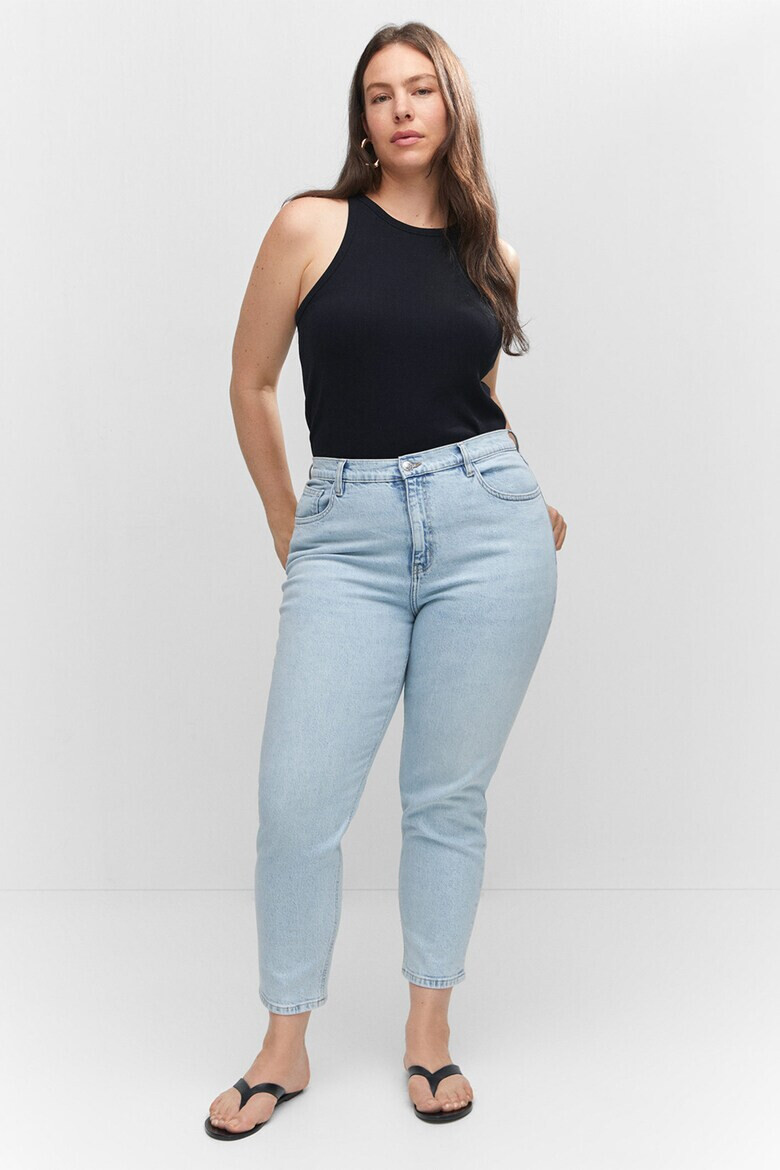 Mango Дънки Mom-Fit с висока талия - Pepit.bg