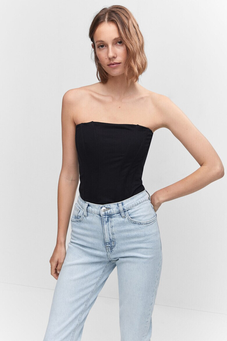 Mango Дънки Mom-Fit с висока талия - Pepit.bg