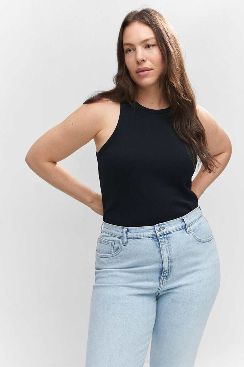 Mango Дънки Mom-Fit с висока талия - Pepit.bg