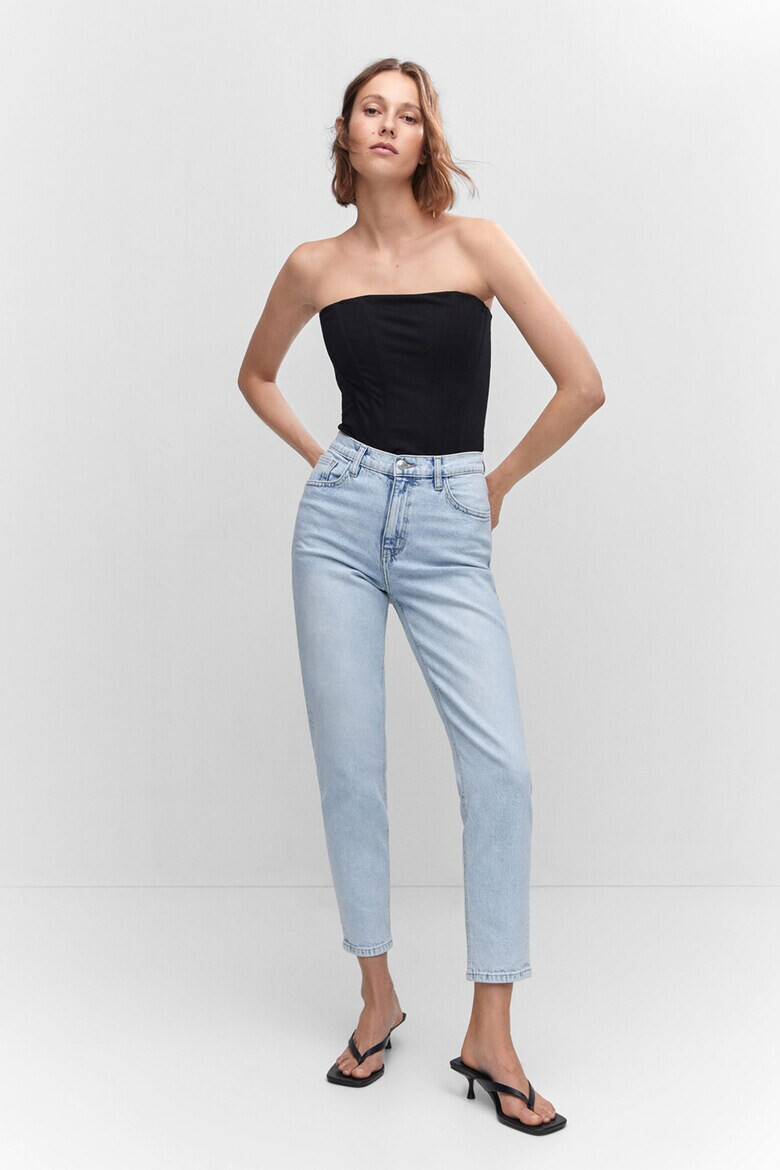 Mango Дънки Mom-Fit с висока талия - Pepit.bg