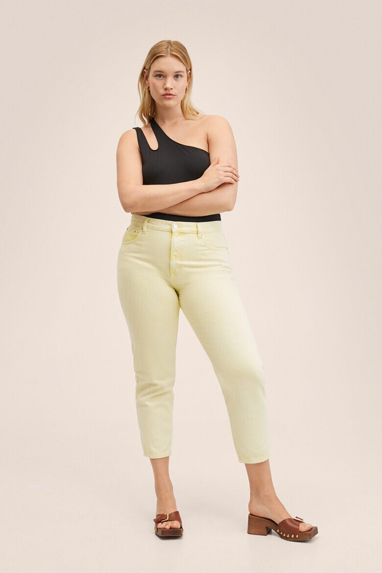 Mango Дънки Mom80 с висока талия - Pepit.bg