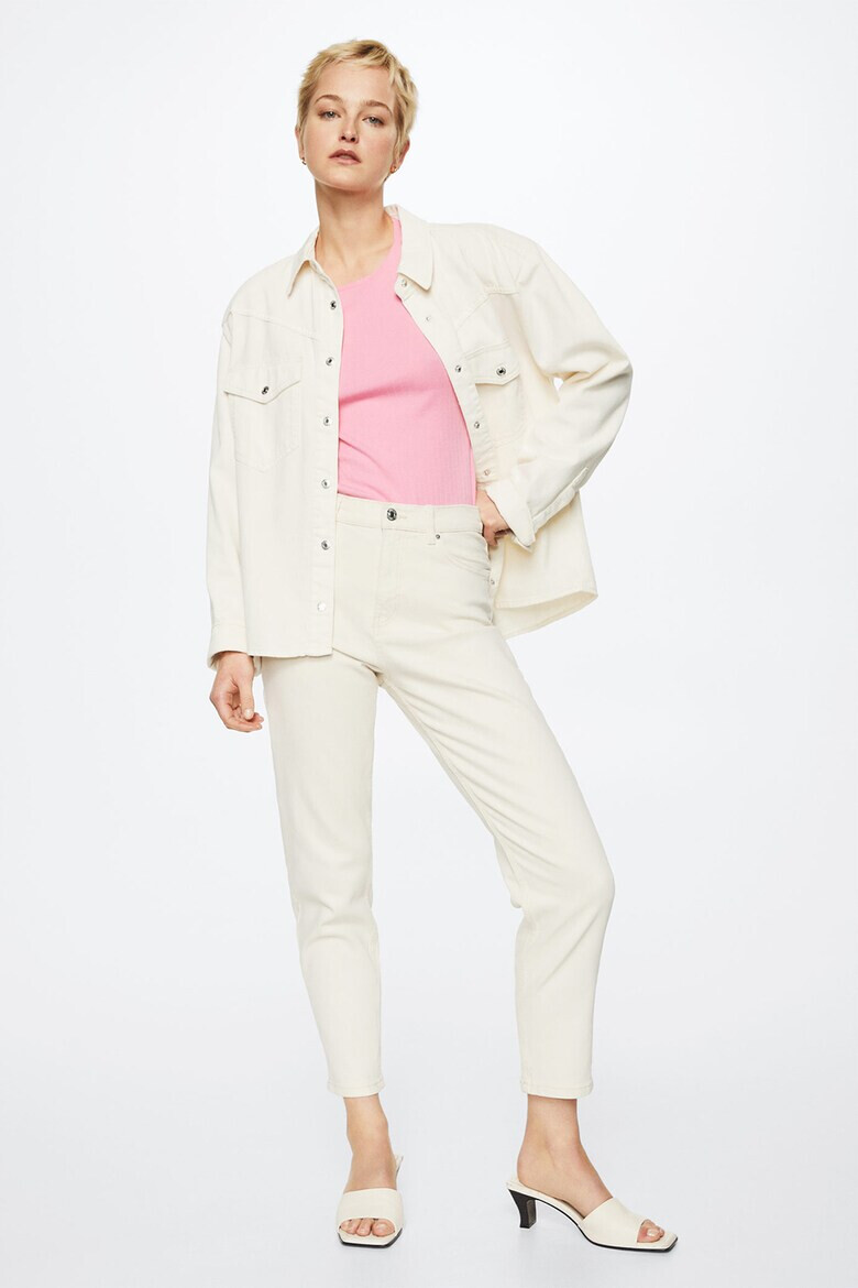 Mango Дънки New Mom Fit - Pepit.bg