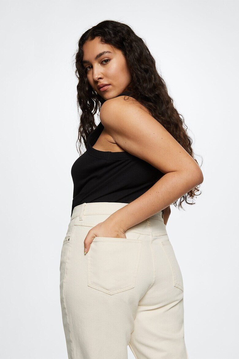 Mango Дънки New Mom Fit - Pepit.bg