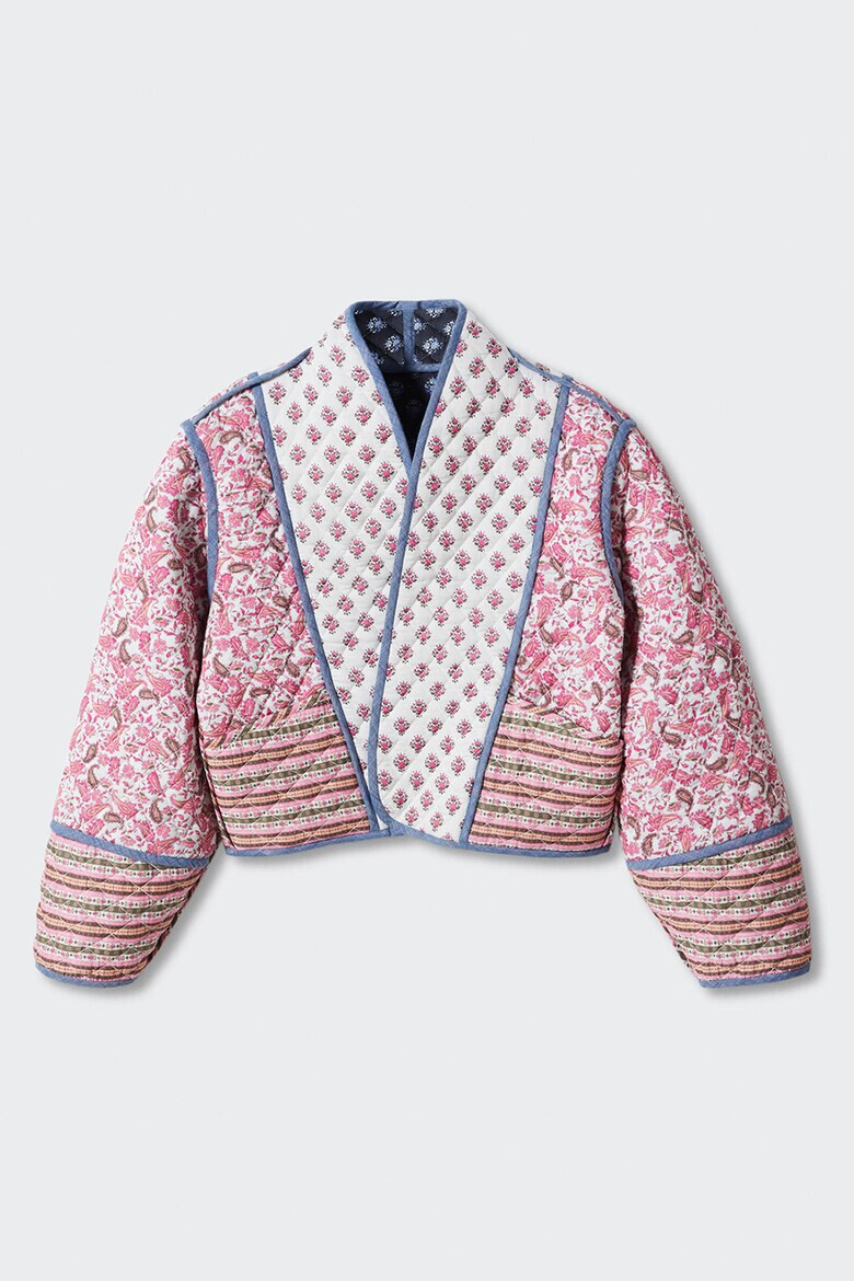 Mango Двулицево късо яке Flores - Pepit.bg