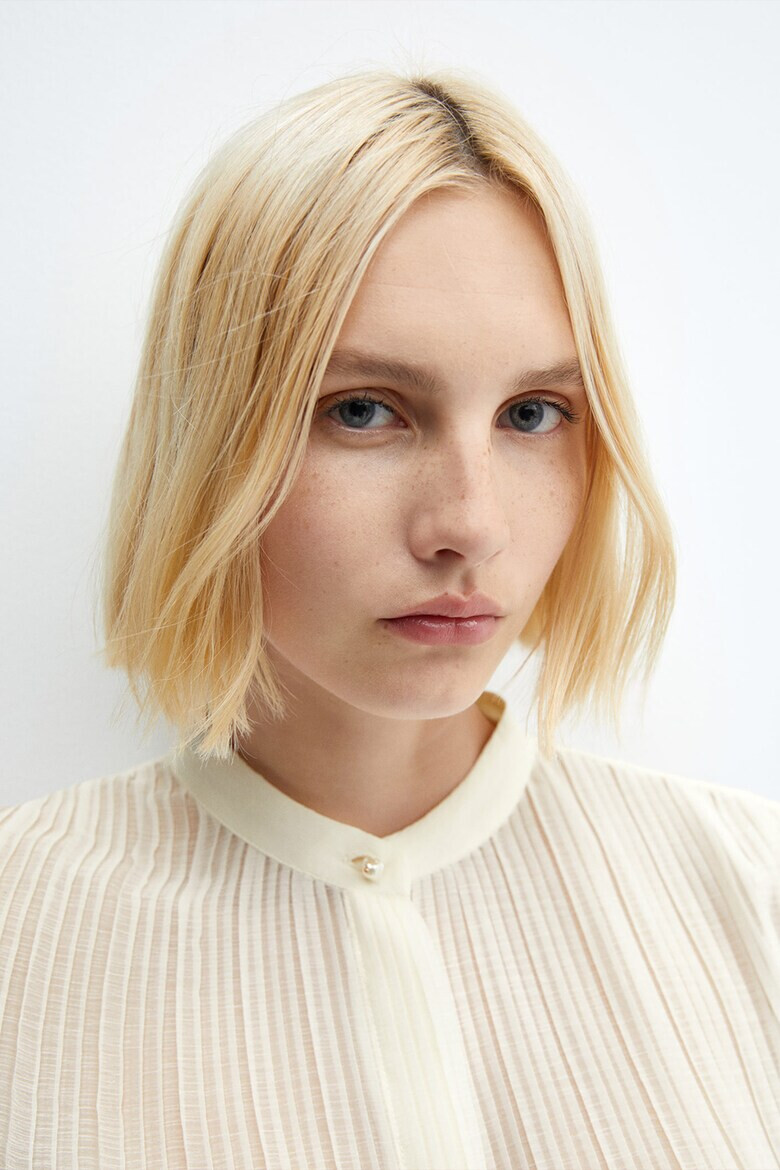 Mango Ефирна плисирана пола Alice - Pepit.bg