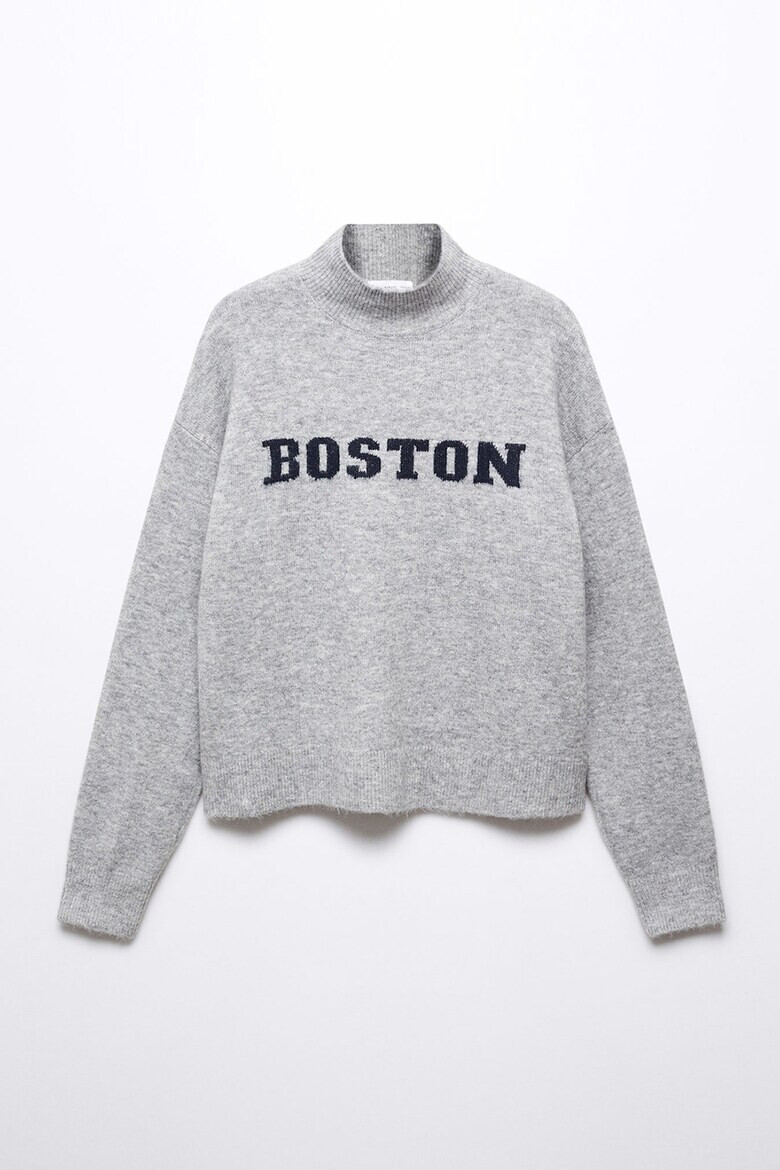 Mango Фино плетен пуловер Boston - Pepit.bg
