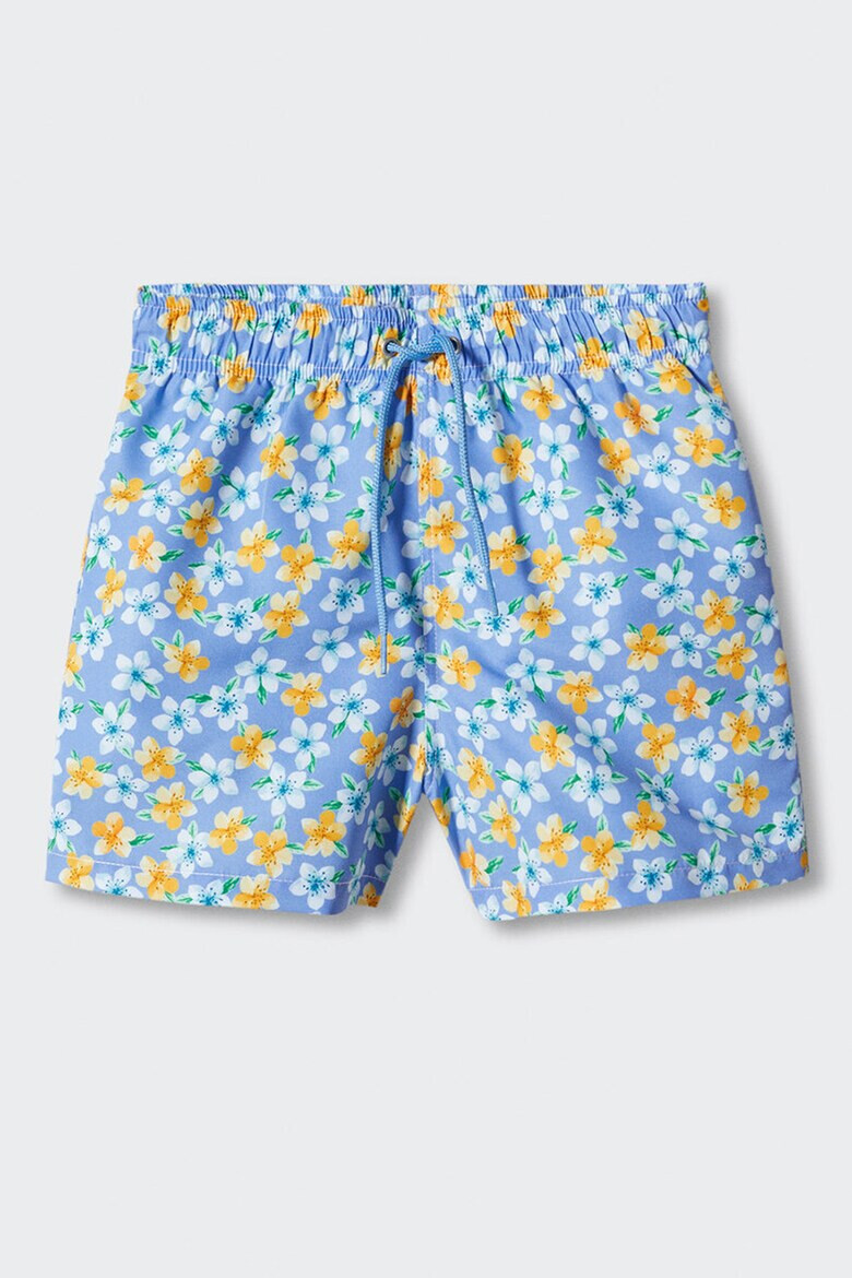 Mango Флорални плувни шорти Blue - Pepit.bg
