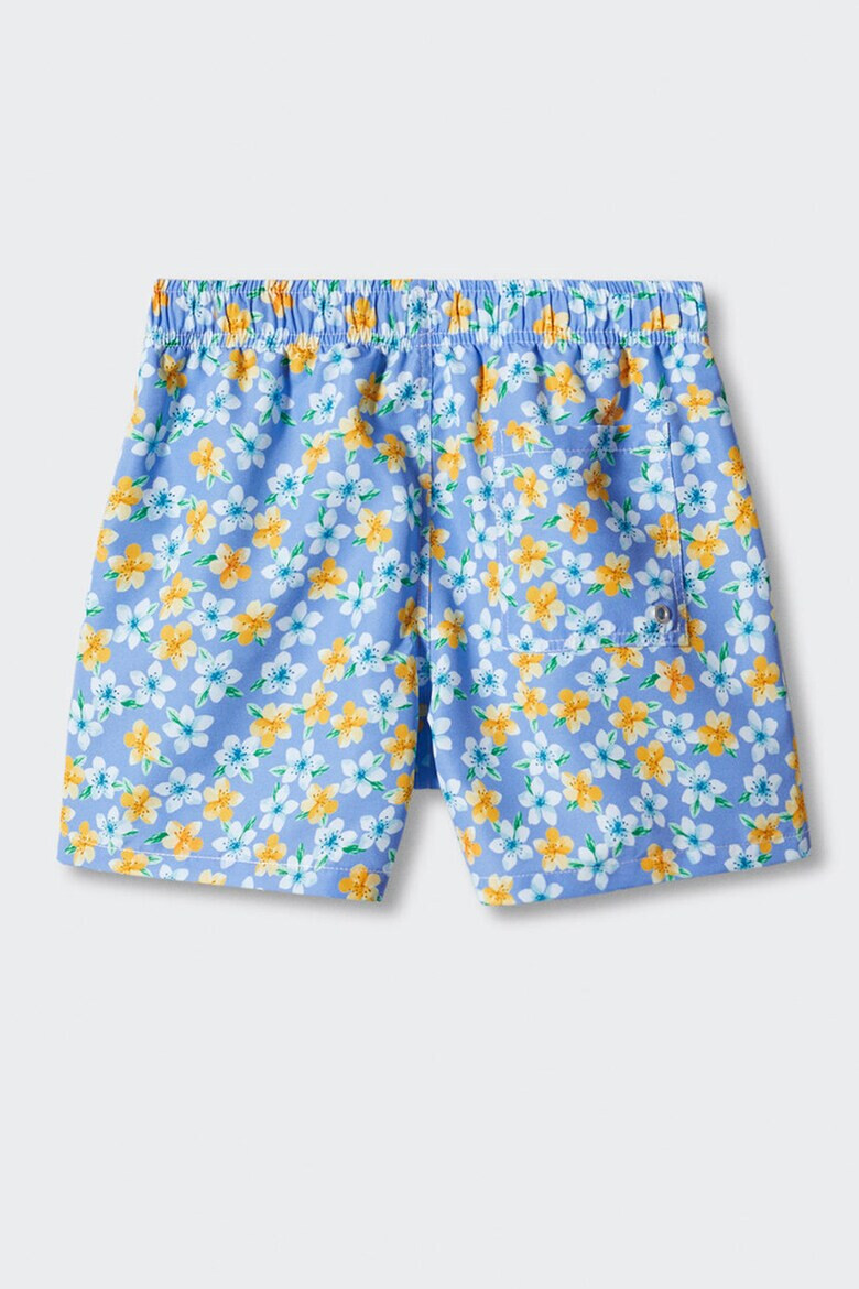 Mango Флорални плувни шорти Blue - Pepit.bg