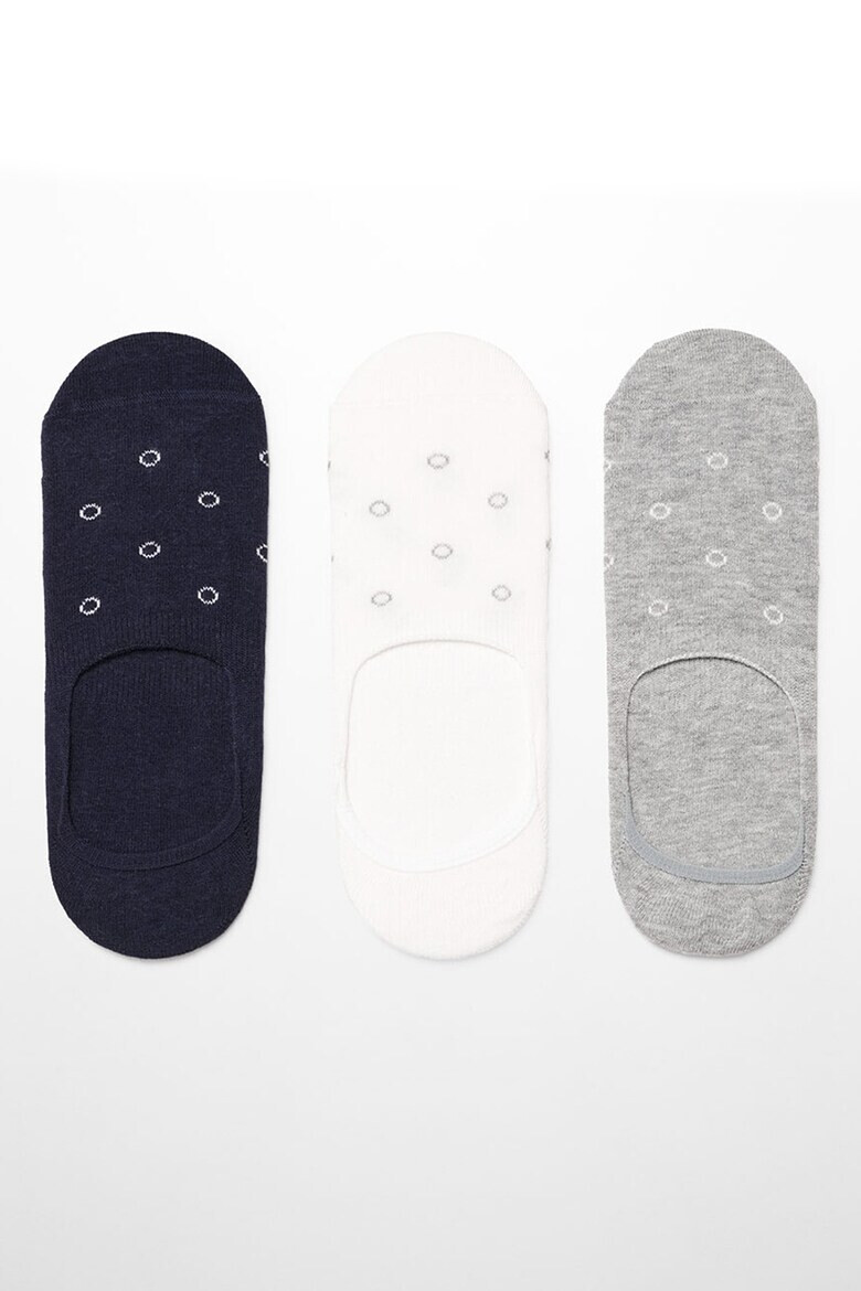 Mango Изрязани чорапи Pinkdot - 3 чифта - Pepit.bg