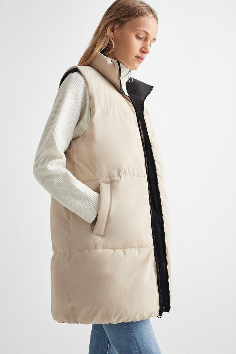 Mango Капитониран двулицев елек Long-Line - Pepit.bg