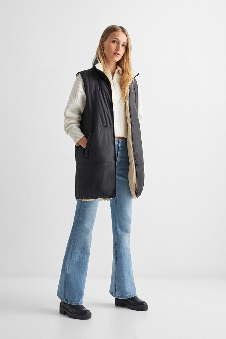 Mango Капитониран двулицев елек Long-Line - Pepit.bg
