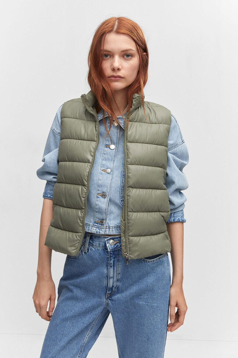 Mango Капитониран елек Blanvest - Pepit.bg