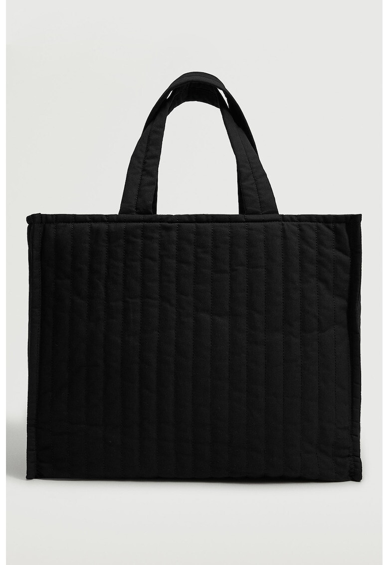 Mango Капитонирана шопинг чанта Quilt - Pepit.bg
