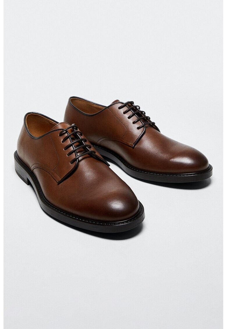Mango Кожени обувки Brasilia Oxford - Pepit.bg