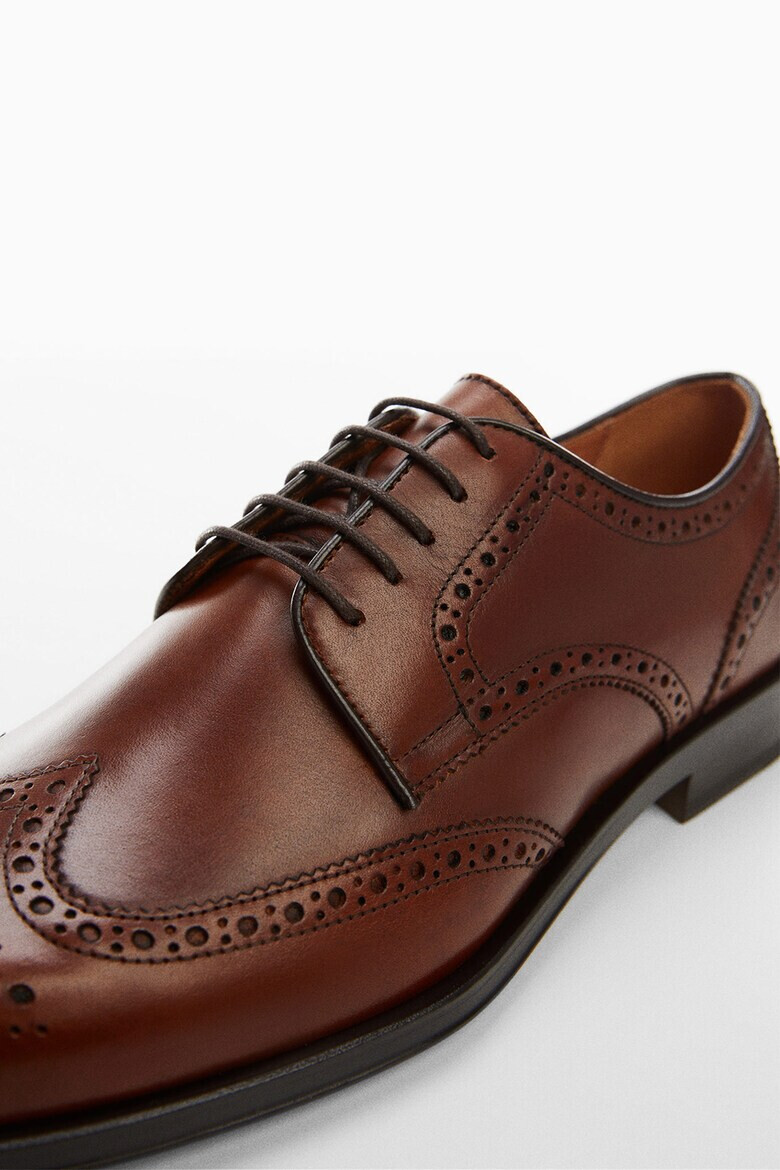 Mango Кожени обувки Brasipic тип Brogue - Pepit.bg