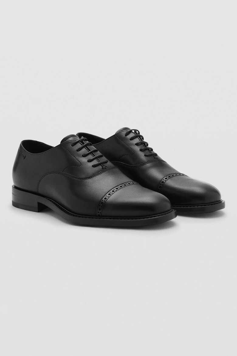 Mango Кожени обувки Madrid Oxford - Pepit.bg