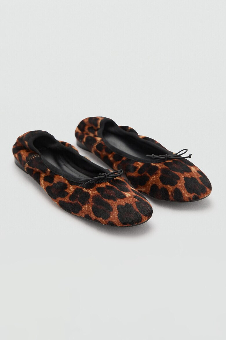 Mango Кожени пантофки Wild Leopard - Pepit.bg