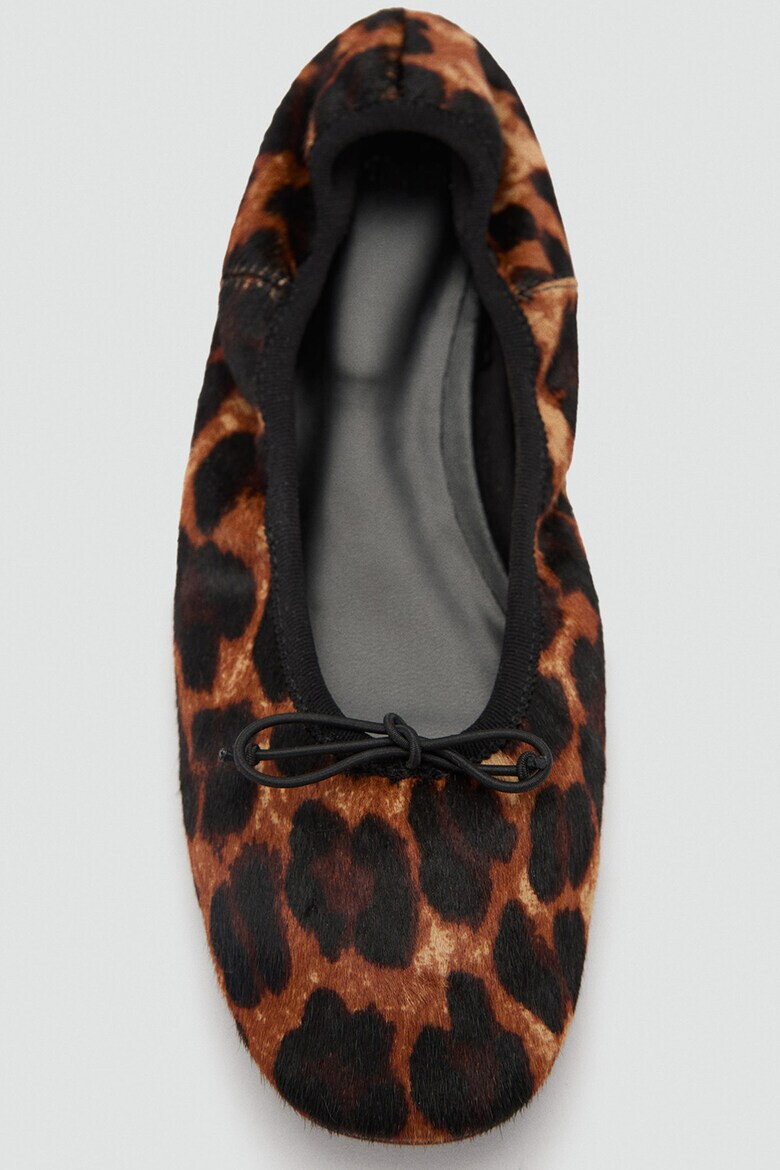Mango Кожени пантофки Wild Leopard - Pepit.bg