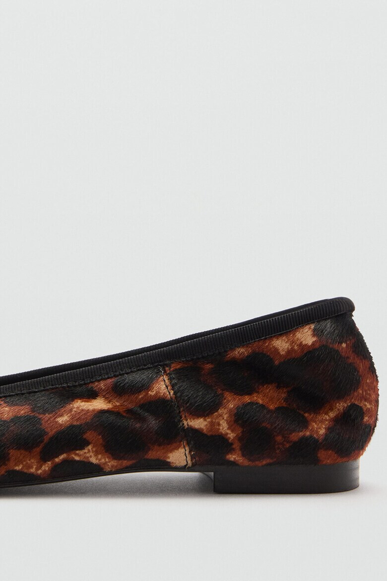 Mango Кожени пантофки Wild Leopard - Pepit.bg