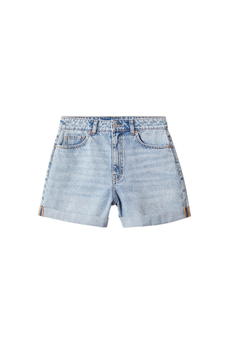 Mango Къс панталон стил Mom Fit от деним - Pepit.bg