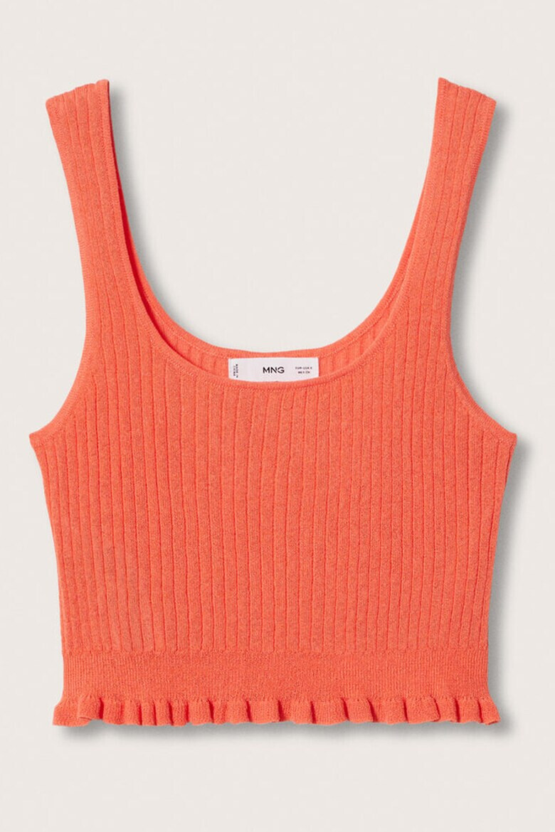 Mango Къс рипсен топ Ruffi - Pepit.bg
