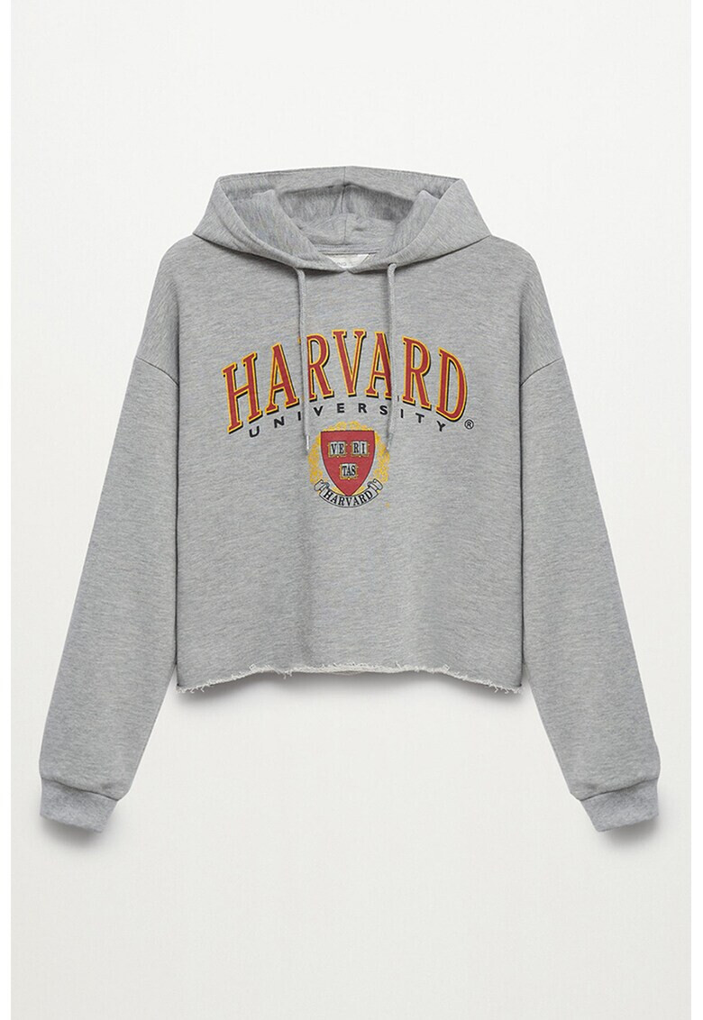 Mango Къс суитшърт Harvard с качулка - Pepit.bg