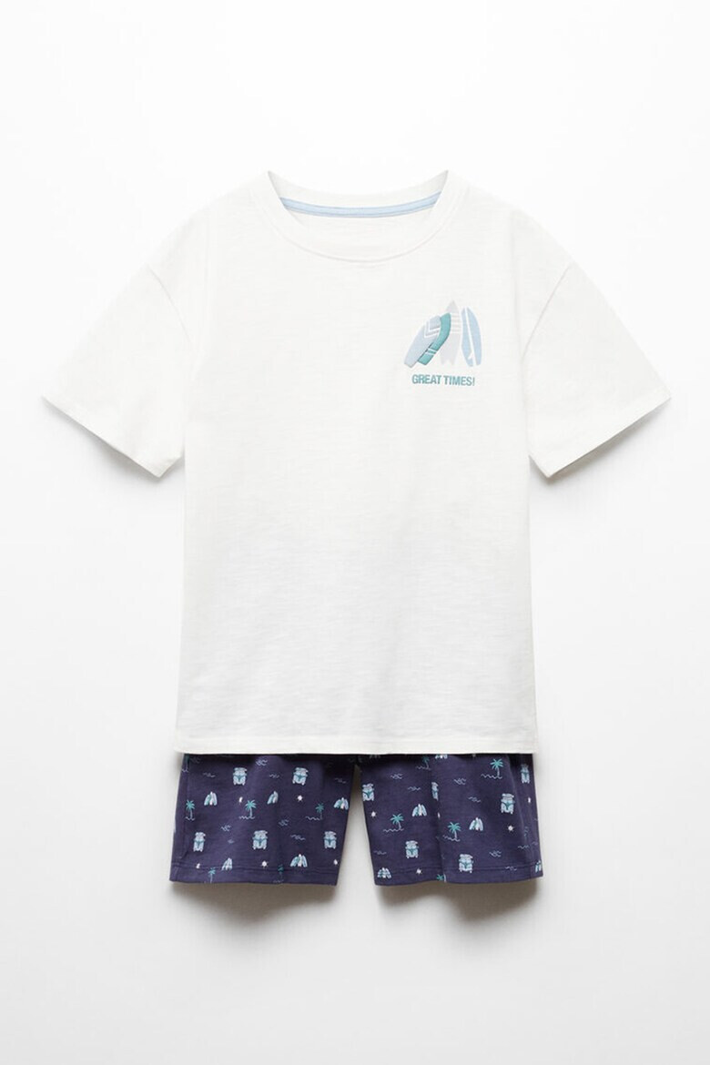 Mango Къса памучна пижама Surfpy - Pepit.bg