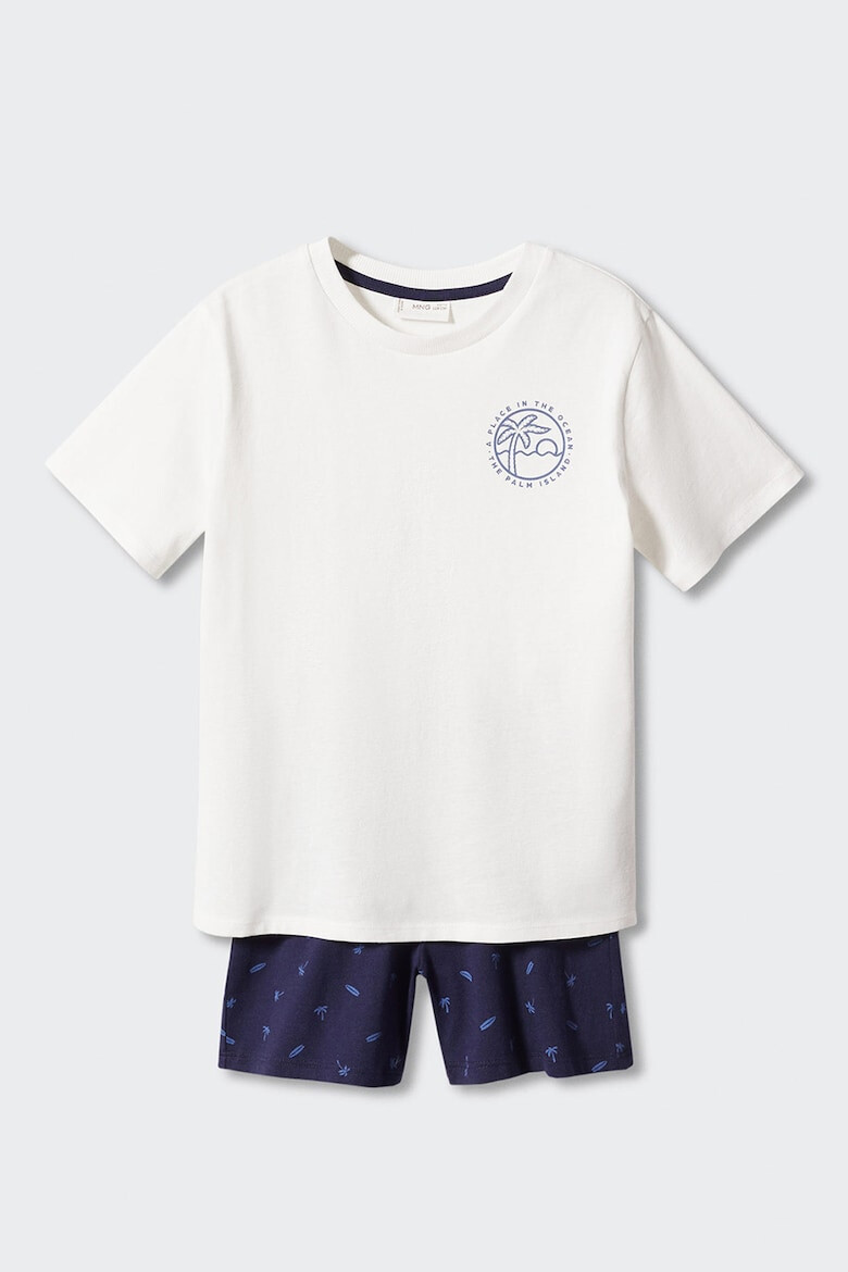 Mango Къса памучна пижама Zaraut - Pepit.bg