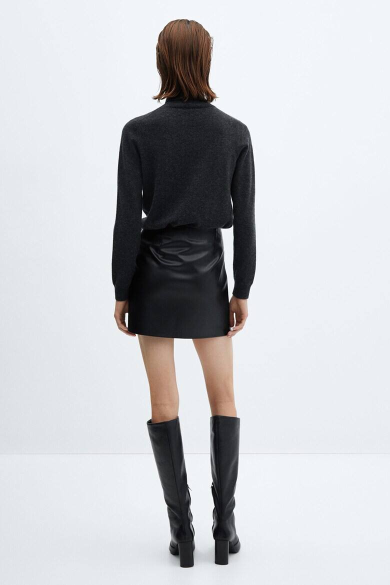 Mango Къса пола Emi от еко кожа - Pepit.bg