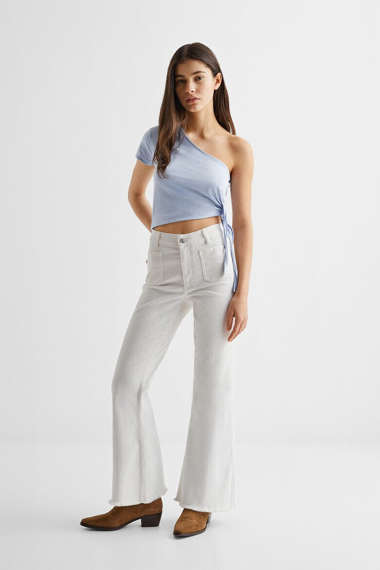 Mango Къса тениска One Shoulder - Pepit.bg