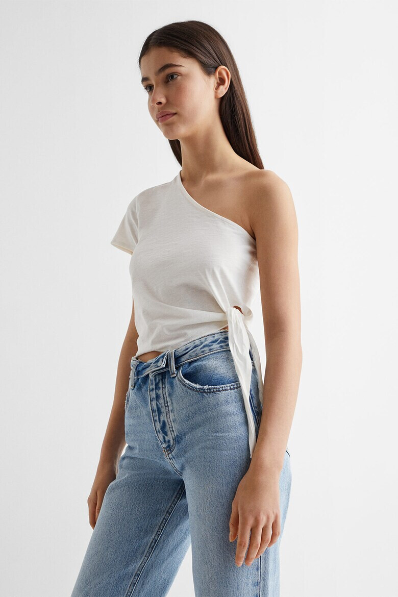 Mango Къса тениска One Shoulder - Pepit.bg