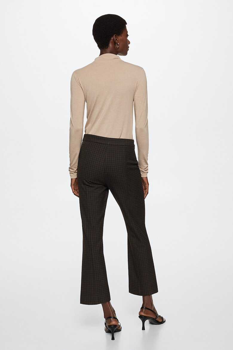 Mango Леко разкроен панталон с шарки - Pepit.bg