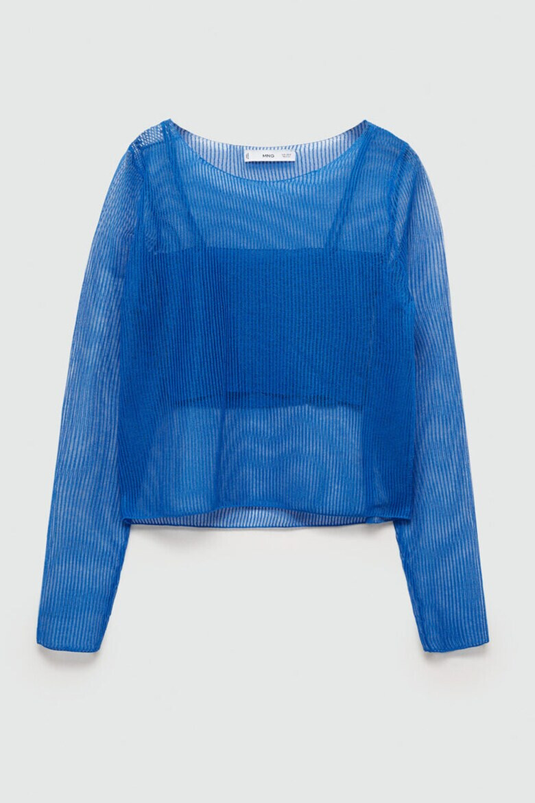 Mango Мрежеста блуза Calvin с дизайн 2 в 1 - Pepit.bg