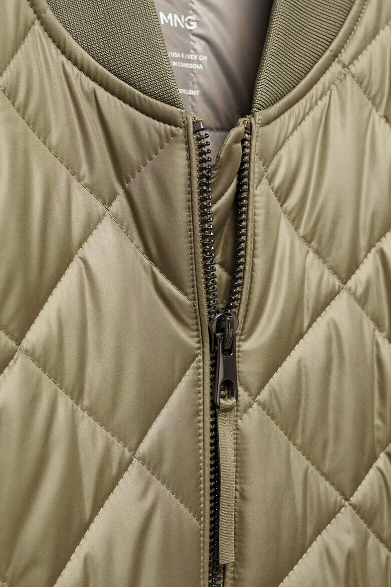 Mango Непромокаемо бомбър яке Lapiz с капитониран дизайн - Pepit.bg