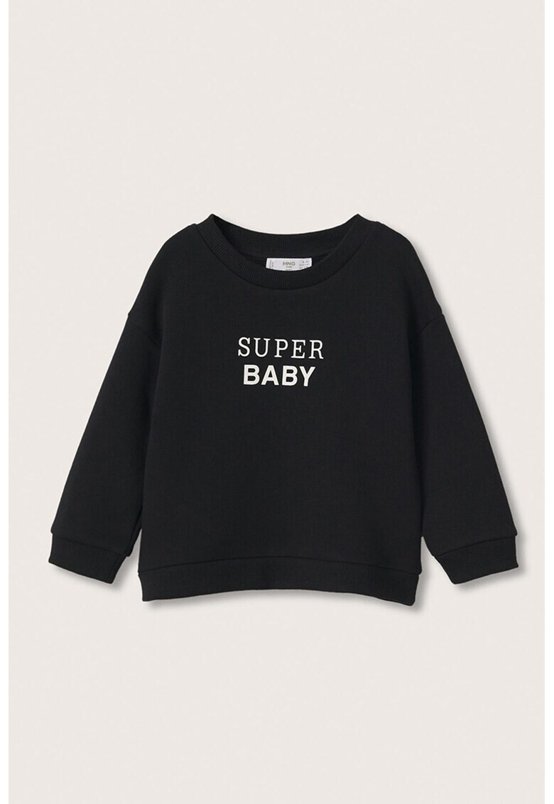 Mango Памучен суитшърт Cool с принт - Pepit.bg
