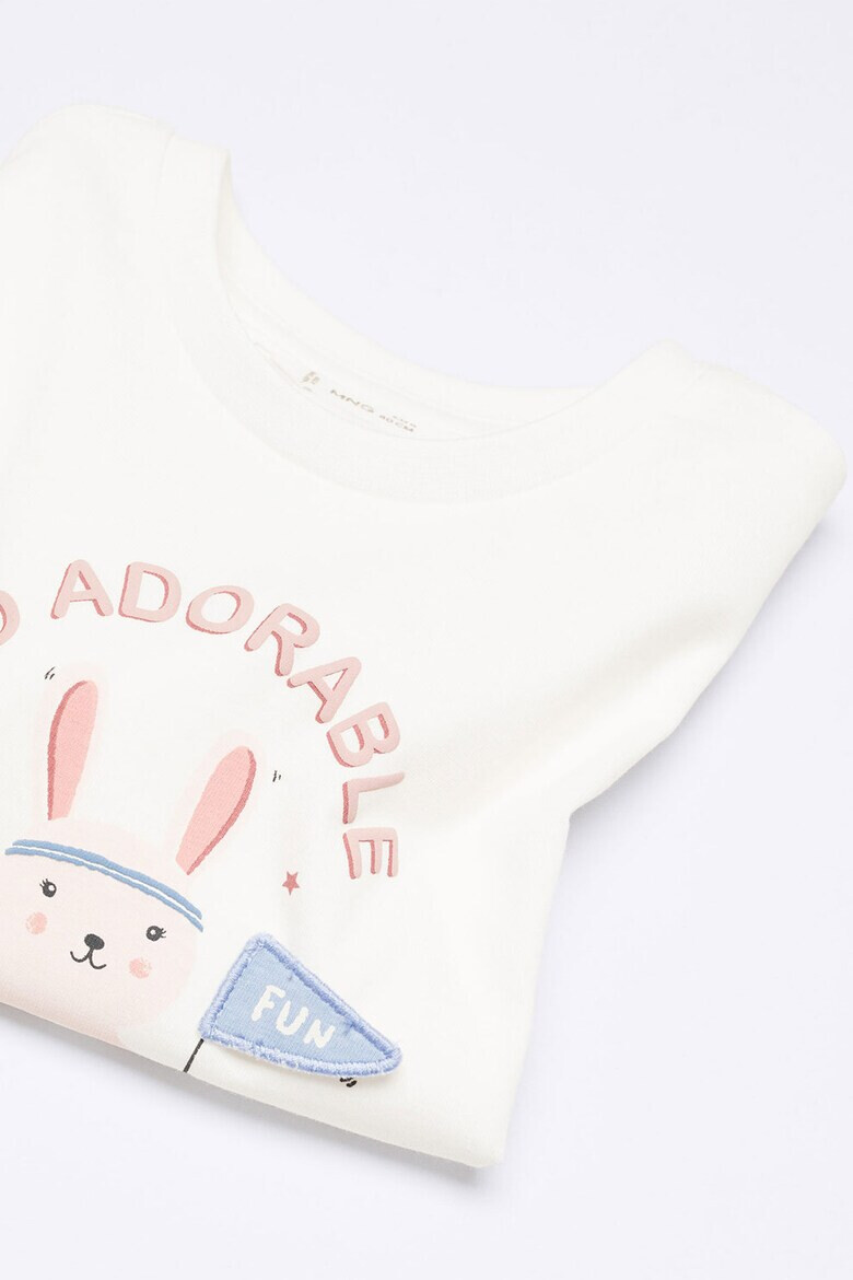 Mango Памучна блуза Adore с шарки - Pepit.bg