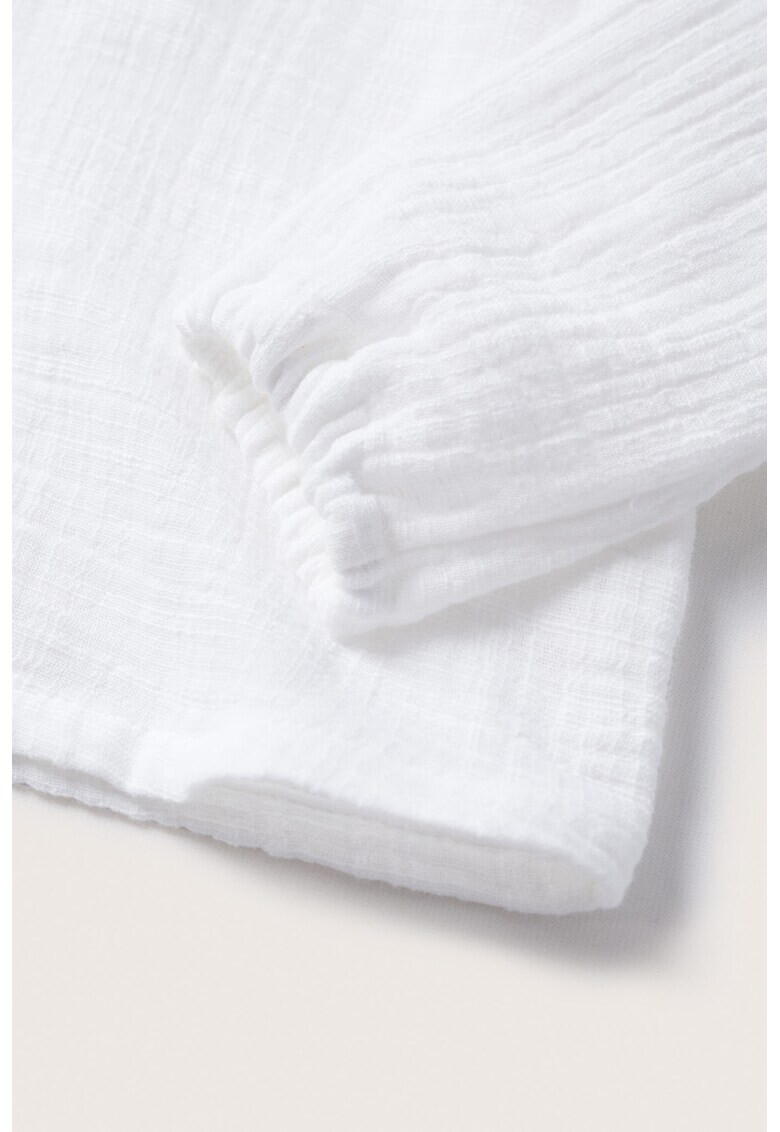 Mango Памучна блуза Fermo с деколте Henley - Pepit.bg