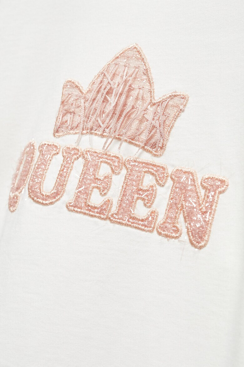 Mango Памучна блуза Queen с бродерии - Pepit.bg